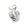 Brass Micro Pave Cubic Zirconia Pendants KK-L229-001P-07-1
