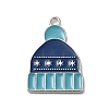 Winter Theme Alloy Enamel Pendants ENAM-M002-05J-P-1