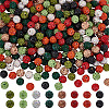 320Pcs 8 Colors Handmade Polymer Clay Rhinestone Beads RB-HY0001-07-1