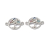 Alloy Crystal Rhinestones Connector Charms FIND-A024-45P-2