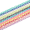 11 Colors Acrylic Opaque Cable Chains PACR-CJ0001-12-1