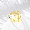 Adjustable Brass Finger Rings for Women RJEW-M064-02G-2