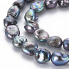 Natural Keshi Pearl Beads Strands PEAR-S021-082A-02-4