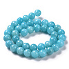 Natural Mashan Jade Round Beads Strands G-D263-4mm-XS28-3