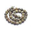 Natural Xiuyan Jade Bead Strands G-O179-B01-10mm-2