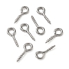 Tarnish Resistant 304 Stainless Steel Screw Eye Pin Peg Bails X-STAS-L234-165C-P-5