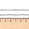 3MM 304 Stainless Steel Twisted Oval Link Chain Necklaces for Man and Women SA-CBAB767-18A-P-5