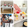 25Pcs Resin Coffee Model Ornaments AJEW-TA0002-78-7
