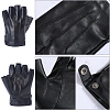 PU Leather Shalf-finger Gloves AJEW-CL0003-32-6