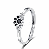 Brass Micro Pave Cubic Zirconia Adjustbale Finger Rings for Women PW-WG17DE1-01-5