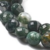 Natural Moss Agate Beads Strands G-C179-A21-02-4