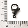 316 Stainless Steel Lobster Claw Clasps STAS-D288-09EB-3