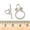 304 Stainless Steel Toggle Clasps STAS-H483-44P-3