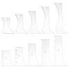 10Pcs Acrylic Pottery Edge Tools DIY-BC0017-29-1