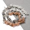 Natural Orange Moonstone & Labradorite & Rainbow Moonstone Beads Strands G-L610-A14-01-2