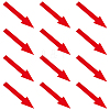 PVC Self Adhesive Arrow Label Stickers DIY-CP0013-44B-1