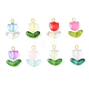 Glass Pendants PALLOY-TA00059-03-S-1