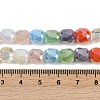 Electroplate Glass Beads Strands EGLA-G039-03A-02-4