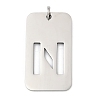 304 Stainless Steel Pendants STAS-M115-01P-N-1