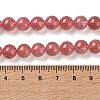 Natural Strawberry Quartz Beads Strands G-C268-B04-02-5