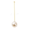 Brass Stick Lapel Pin Clutch Brooch Findings PL-G001-01B-G-1