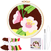 DIY Punch Needle Embroidery Starter Kits for Beginners DIY-WH20013-88B-1