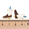 Brass Enamel Pendants KK-C248-05G-02-3