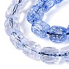 Transparent Crackle Glass Beads Strands GLAA-Q108-04A-02-3