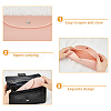 HOBBIESAY 2Pcs 2 Colors Silicone Storage Bag for Cosmetics AJEW-HY0001-62-4