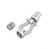 Ion Plating(IP) 304 Stainless Steel Magnetic Clasps with Glue-in Ends STAS-K282-02P-2
