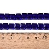Transparent Glass Beads Strands GLAA-R041-8x8mm-A13-4