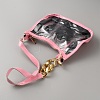 Waterproof Transparent PVC Heart Printed Shoulder Bags for Women AJEW-WH20115-03A-2