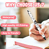 12Pcs Plastic Rub on Transfer Stickers DIY-WH0611-016-3