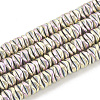 Electroplate Non-magnetic Synthetic Hematite Beads Strands G-N0322-01C-1