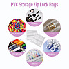 40Pcs PVC Resealable Bags ABAG-TADJ0001-03-8