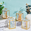 Folding Heart Print Transparent PVC Gift Packing Boxes CON-WH0085-192A-01-4