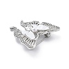 Butterfly Alloy Crystal Rhinestone Brooches JEWB-C037-09P-2