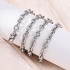201 Stainless Steel Cable Chain Necklaces NJEW-Q013-12B-P-5
