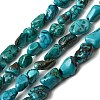 Natural HuBei Turquoise Bead Strands G-H345-A01-05-2