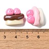 Opaque Resin Imitation Food Decoden Cabochons RESI-H165-07-3