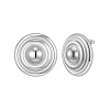304 Stainless Steel Stud Earrings WG128D7-01-1
