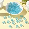 Transparent Acrylic Beads X-PL990Y-5-5