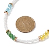 Glass Beaded Necklaces NJEW-JN04332-5