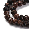 Natural Mahogany Obsidian Beads Strands G-K380-A15-01-4