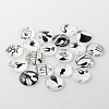Retro Black and White Picture Glass Cabochons GGLA-A002-20mm-NN-1