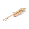 Conch/Starfish/Shell Shape Alloy Hair Bobby Pin Sets AJEW-A056-02D-4