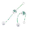 Glass Teardrop Window Hanging Suncatchers HJEW-TADJ0004-1