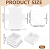 Foldable Square Paper Storage Gift Boxes LS-CON-WH0110-42C-02-2