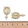 Brass Micro Pave Cubic Zirconia Pendants KK-Q006-53A-G-3