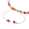 Natural Round Mixed Gemstone Beads Braided Beads Bracelets for Women BJEW-JB11658-5